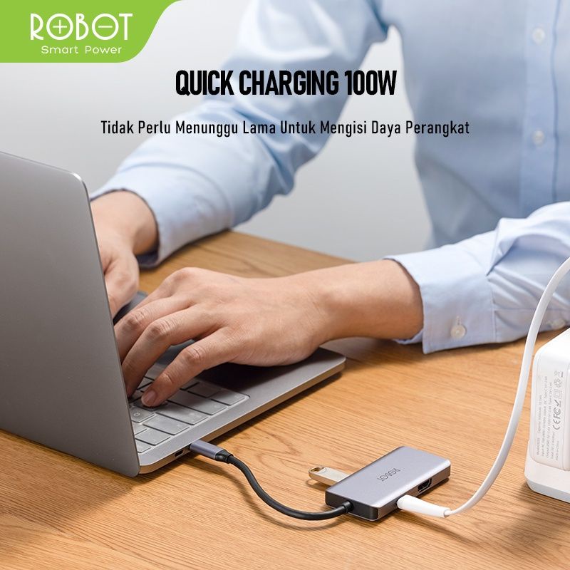 Robot HT255 5 in 1 USB C HUB Adapter