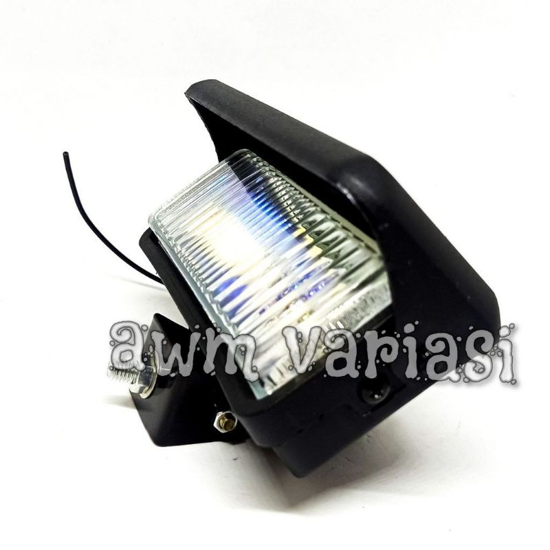 Lampu tembak sorot foglam halogen pelangi kotak sesuai foto mobil motor 12 volt AC dc