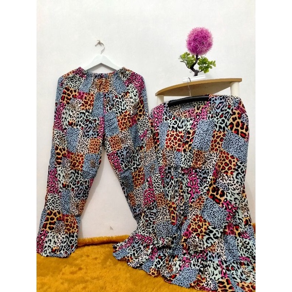Pajamas Serut/Setcel Busui Jumbo/Daster Murah