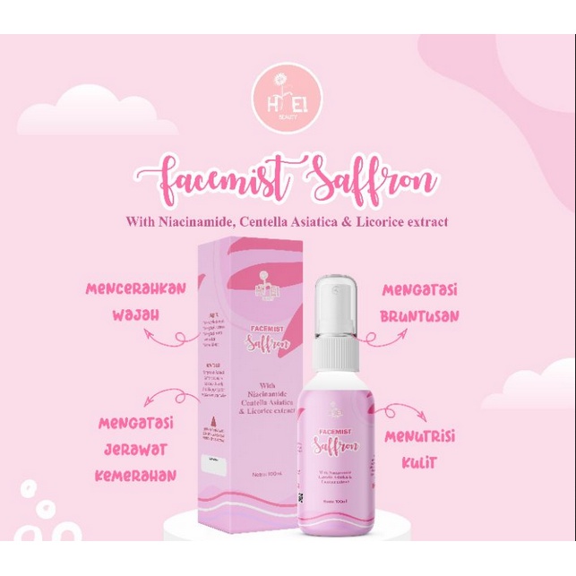 FACEMIST SAFFRON &amp; FACEMIST MUGWORT BY HIEL BEAUTY