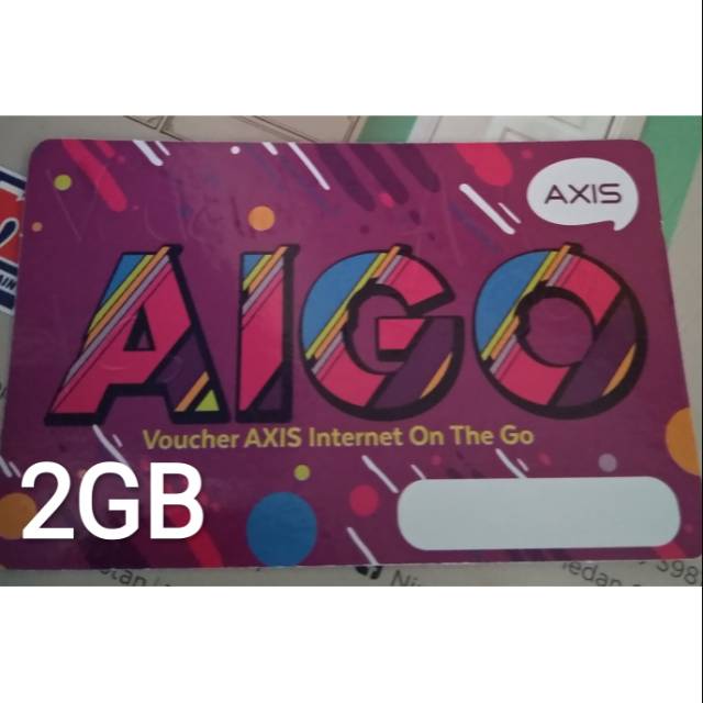 Voucher Aigo Axis 2Gb