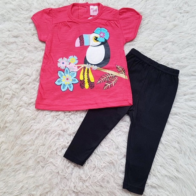 Baju Bayi Casual Legging Set