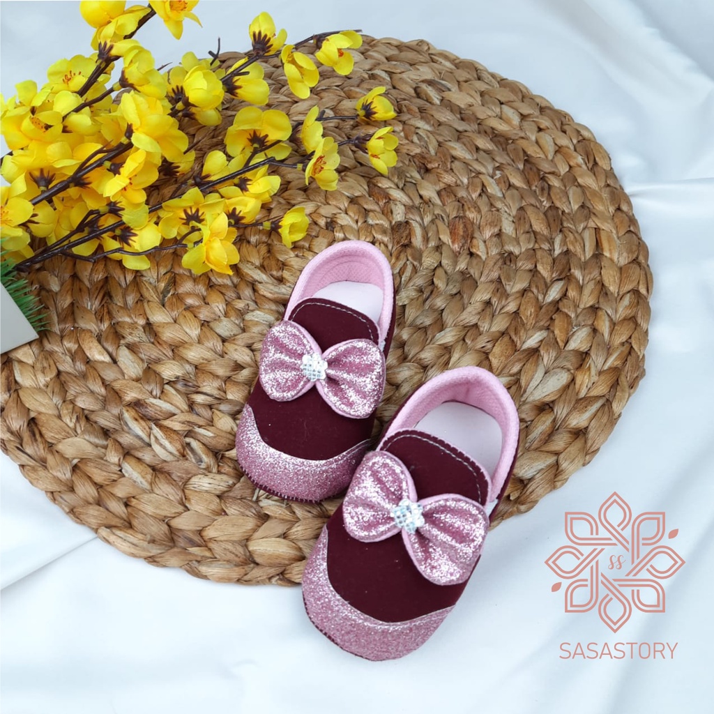 SEPATU PREWALKER ANAK BABY BAYI 0-12 Bulan FP07