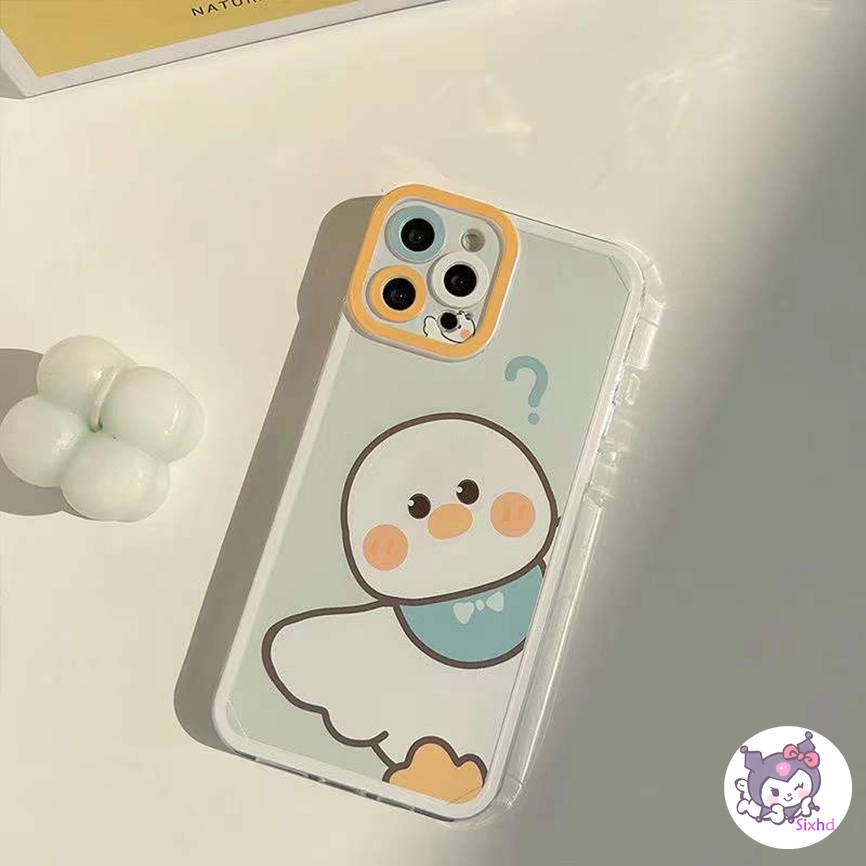 Redmi Note 12 11 11s 10 9 8 7Pro 12C 11A 10C 10A 10 9T 9C 9A 9 A2 A1 Xiaomi 11 Lite 11T 10T Poco M3 F3 X3 Pro Cartoon Question Mark Duck Case Soft Cover