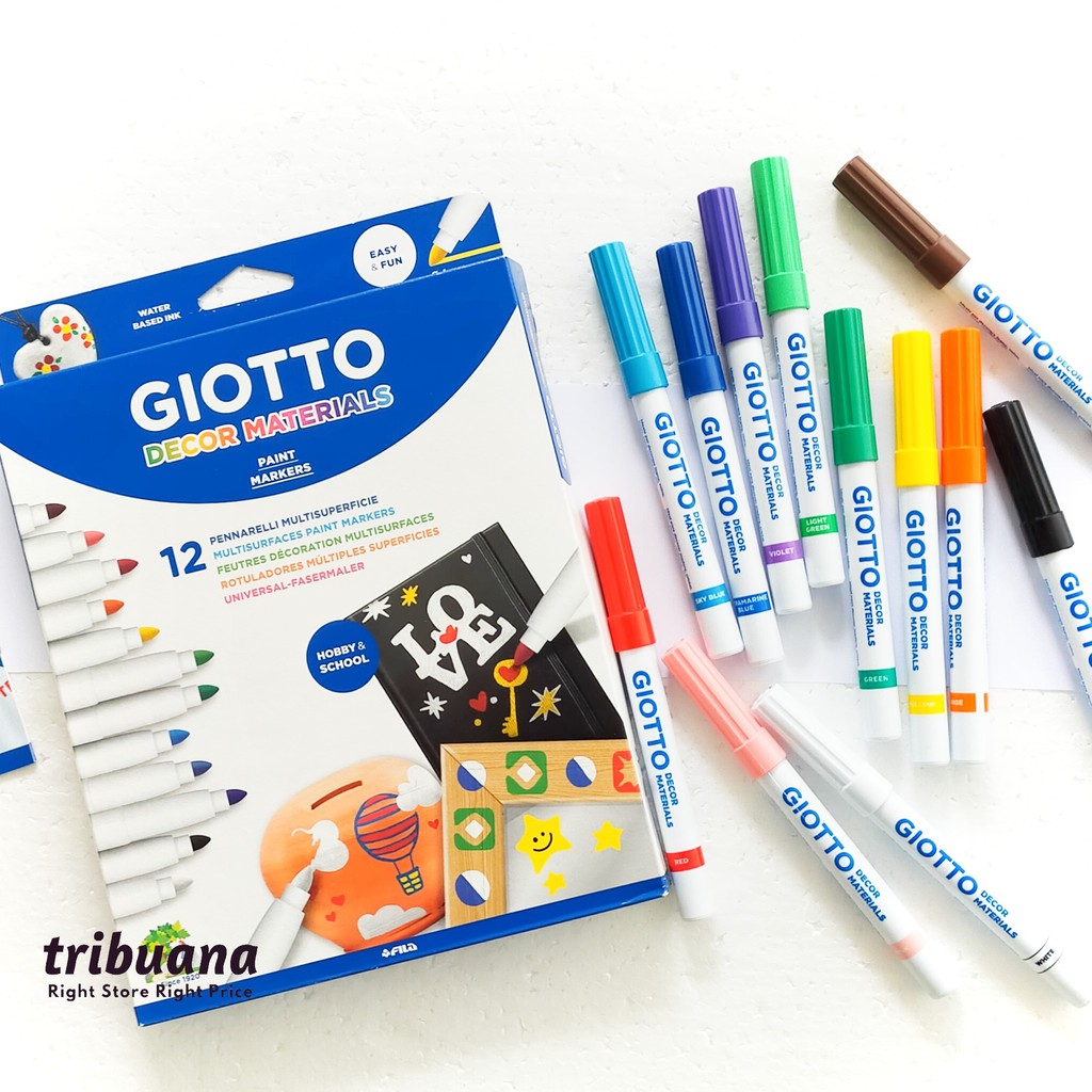 

GIOTTO Decor Materials set 12 Warna