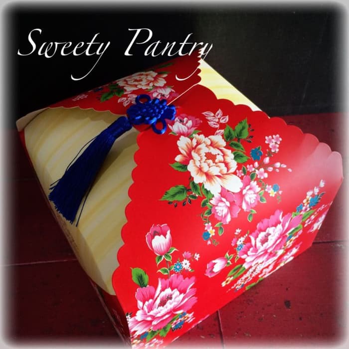 

Dus/box kue / packaging/kemasan cake imlek CNY type royal 20 red