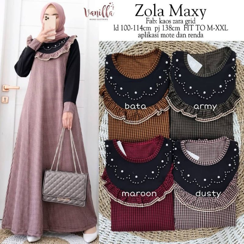 ZOLA MAXY / BAHAN KAOS ZARA / GAMIS PREMIUM