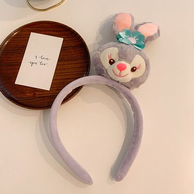 BD0037Bando Kelinci bulu Bandana wanita korea fashion bando boneka stellalou