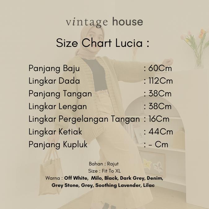 Vintage House Lucia Cron Cardi (Cardigan Rajut Wanita Korea)-3