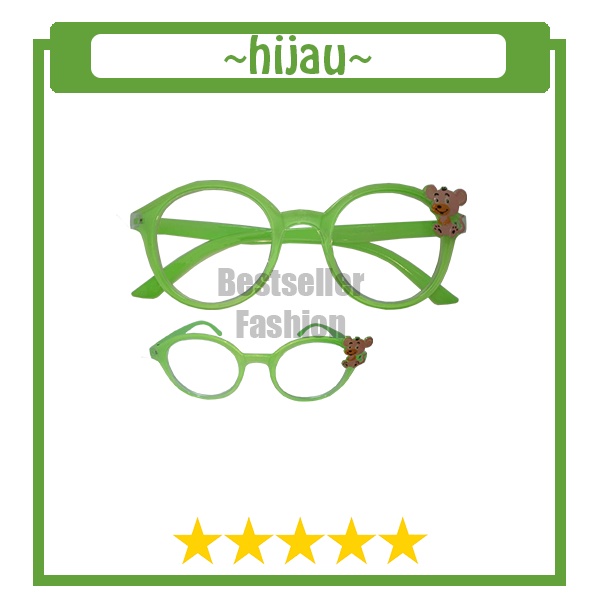 KACAMATA FASHION ANAK KACAMATA MOTIF MOUSE OVAL KIDS GLASSES KACAMATA GAYA ANAK CEWEK COWOK NOCASE