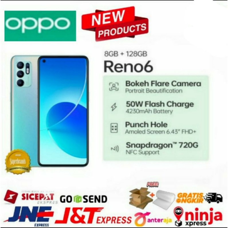 oppo reno 6 ram 6/128gb