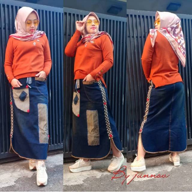 Rok jeans terbaru by junov