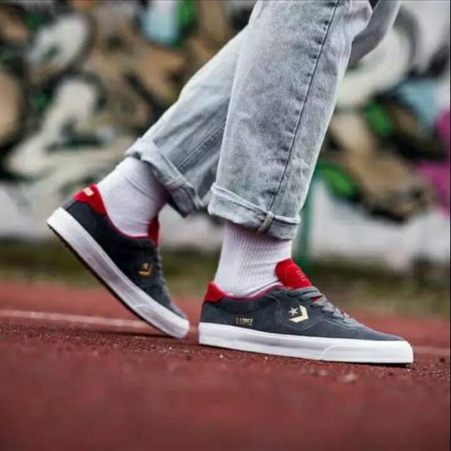 Sepatu Converse pro ox lopez sket