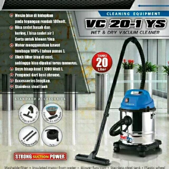 multipro vc 20 1 YS vacuum cleaner wet and dry vc20 1YS