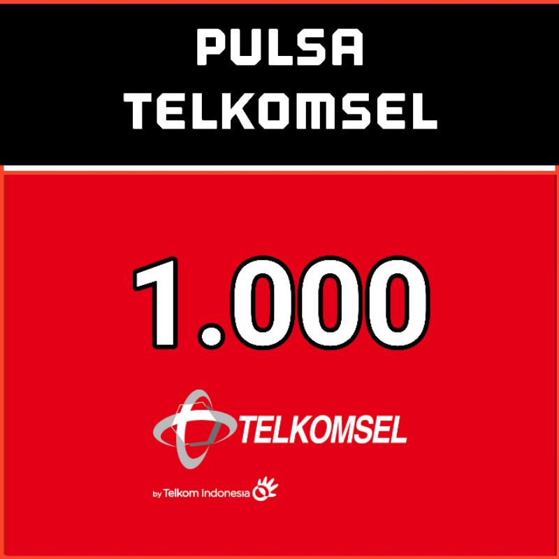 Pulsa Telkomsel 1rb 1000
