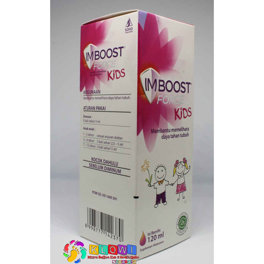 100% Original Imboost Force Kids Sirup 120Ml / Suplemen Daya Tahan Tubuh