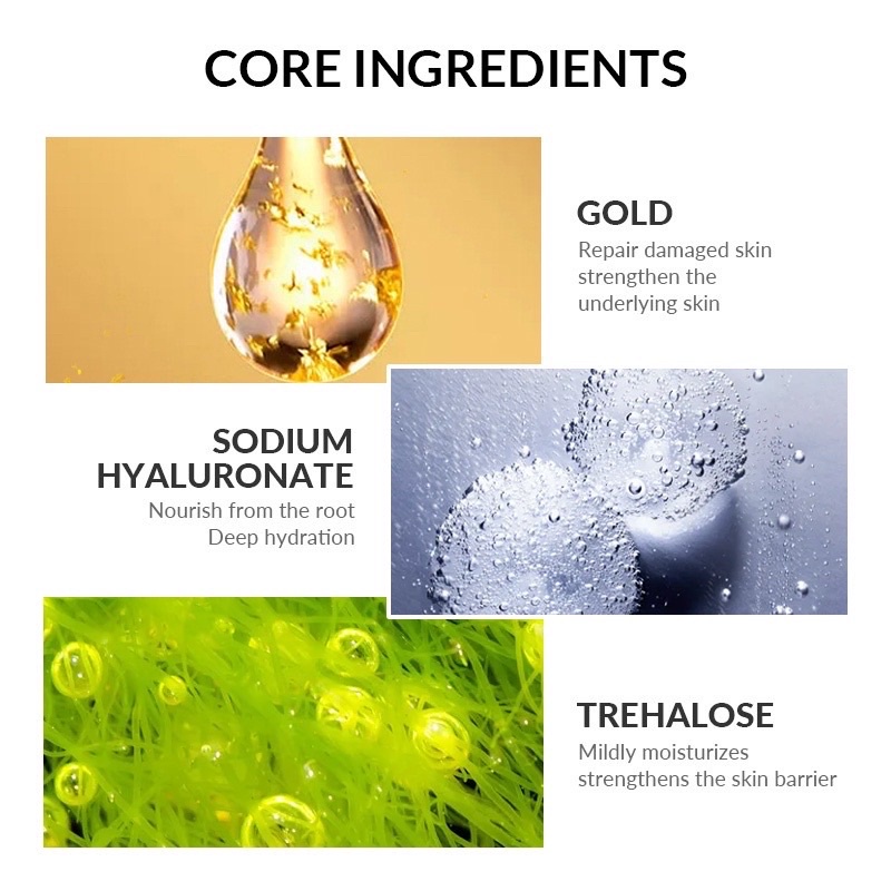 BIOAQUA 24K Gold Essence Cream Moisturizer 50g