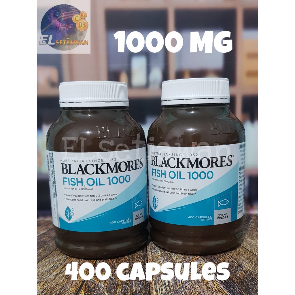 BLACKMORES Fish Oil 1000 400 capsules