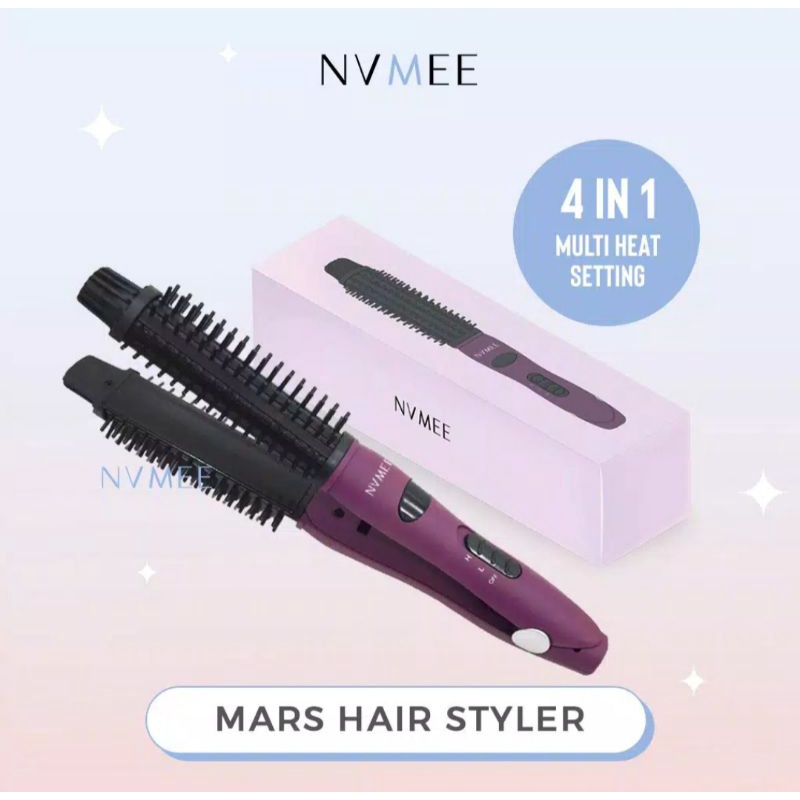 NVMEE - Catokan Sisir 4in1 Keriting Lurus Blow (Mars Hair Styler) Barang Baru bukan Bekas