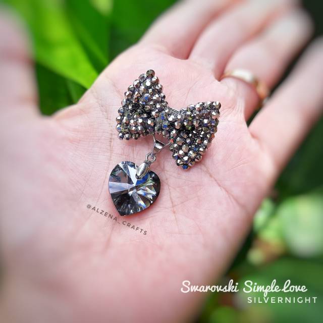 Bros dagu "SWAROVSKI ORI AUSTRIA - SIMPLE LOVE" | Bros swarovski Ori