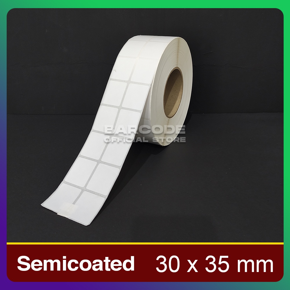 

Stiker Label Barcode 33 X 35 (2 Line) Semicoated 33x35 Core Besar 3