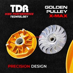 PULY PULLEY PULI CVT SET GOLDEN TEFLON YAMAHA XMAX 250 TDR RACING BALAP THAILAND ORI SPAREPART MTR
