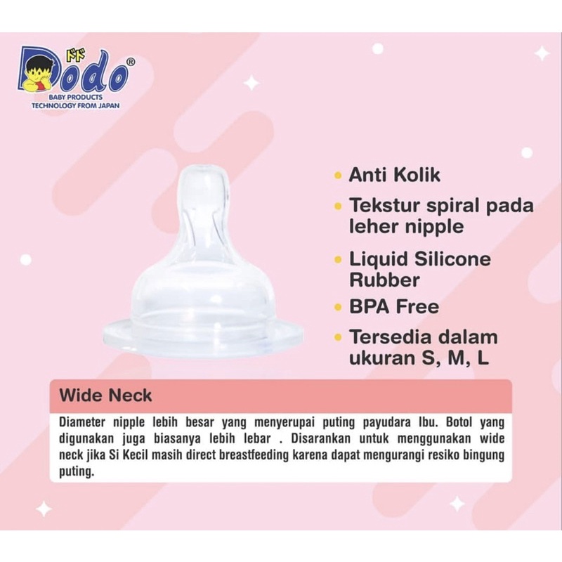 Dodo Nipple Deluxe Blister - Dot Bayi