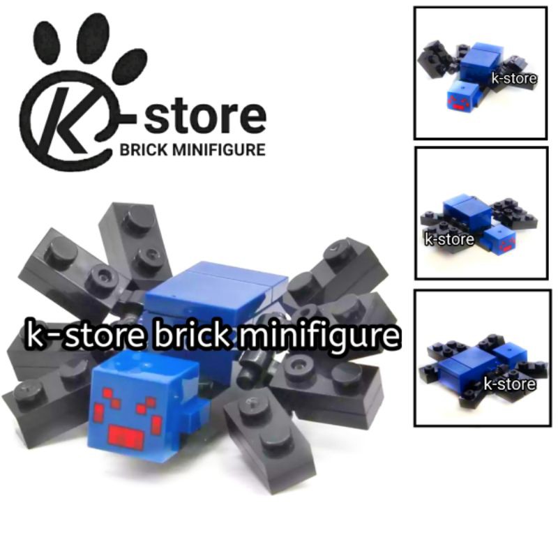 lego minecraft mine craft cave spider building block