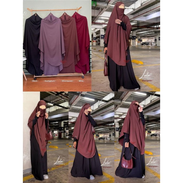 Ready - LULA FK INSTANT BY KHUMAIRA SYAR'I / French khimar terlaris / hijab instan kekinian termurah
