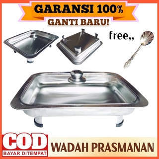 Jual Wadah Prasmanan Stainless Tempat Sayur Prasmanan Full Kaca Plus ...