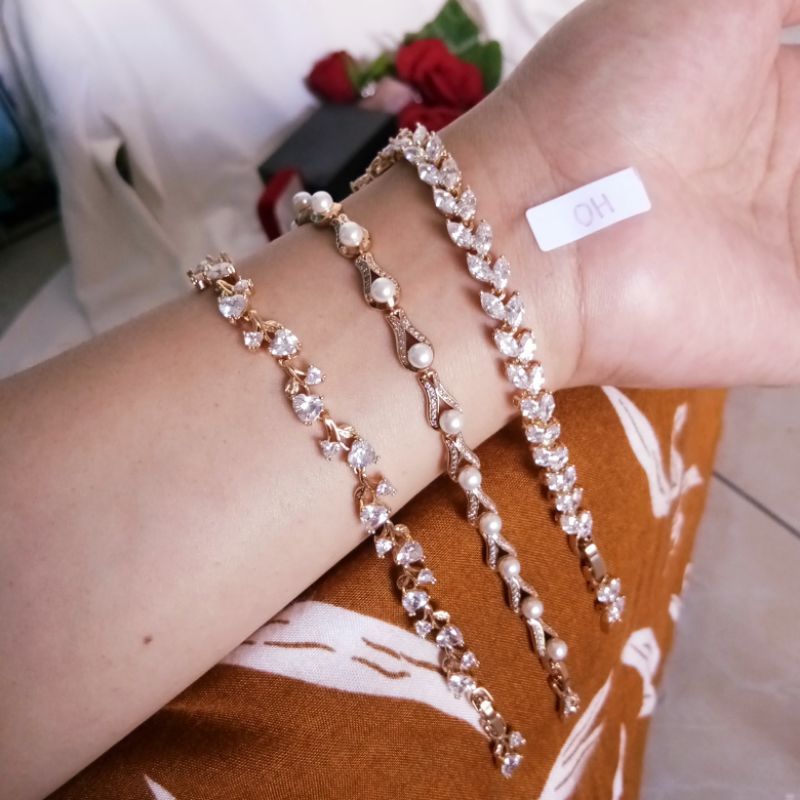 Aksesoris perhiasan Gelang Xuping Rantai