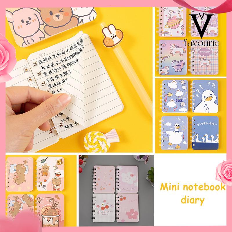 [COD]A7 Rollover Coil Buku Mahasiswa Saku Buku Kecil Mini Notebook Diary Portable Office Notepad-FA