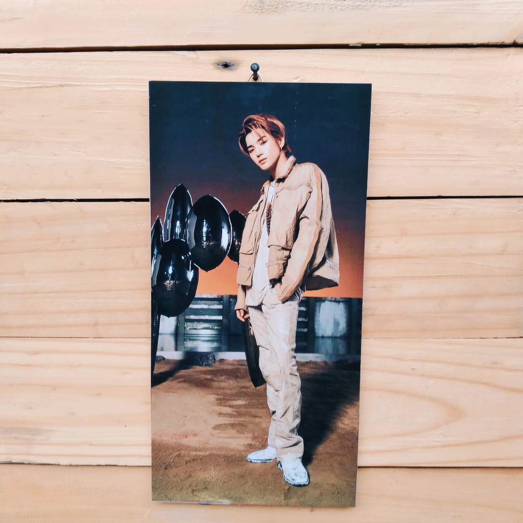 Winwin Walldecor NCT 2020 Resonance Ukuran 15x30cm Wall Decor Poster Kayu Hiasan Dinding KPOP Korea