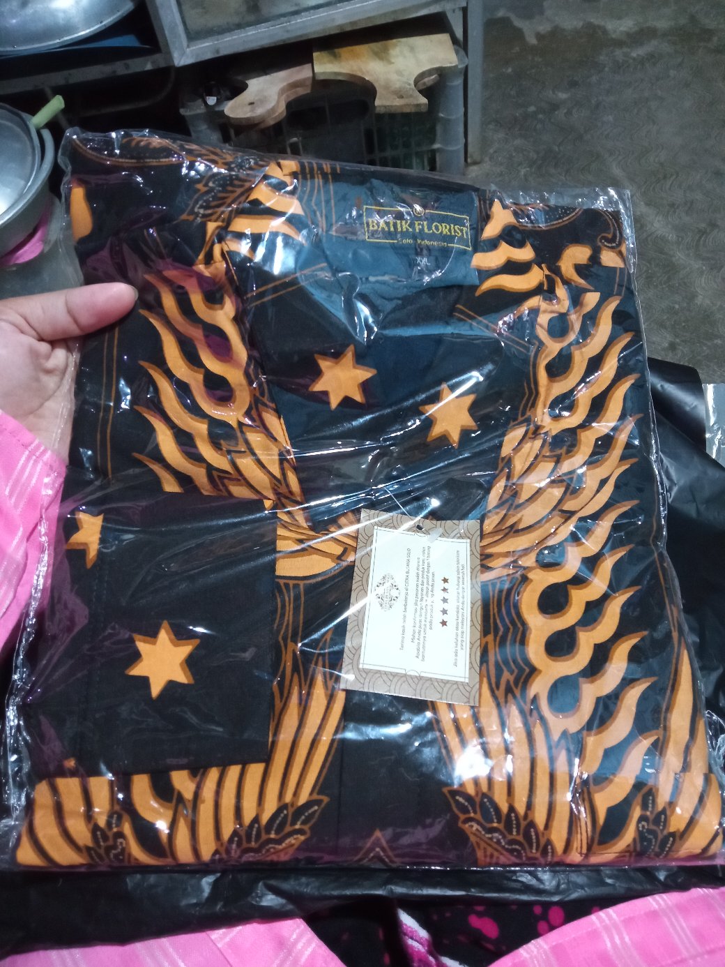 Batik Solo Wirabumi Sogan Panjang Kemeja Pria Slimfit Katun Primisima Full Furing