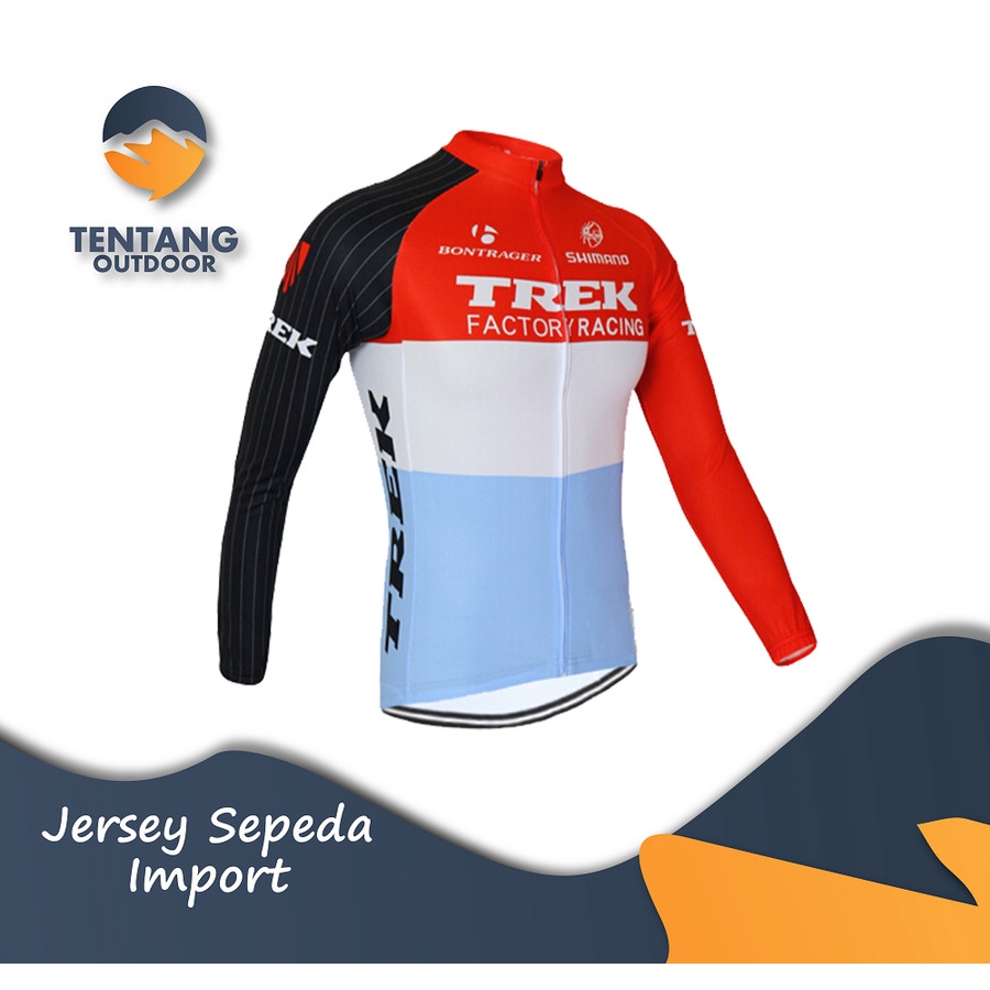 Jersey Sepeda TREK  Import T041 Roadbike Kaos Sepeda Baju Gowes