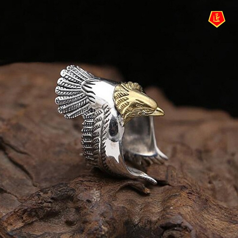 [Ready Stock]Retro Eagle Ring Creative Personality