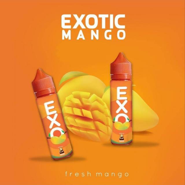 Original E Liquid Exo Mango Exotic Mangga 60ml Freebase 30ml