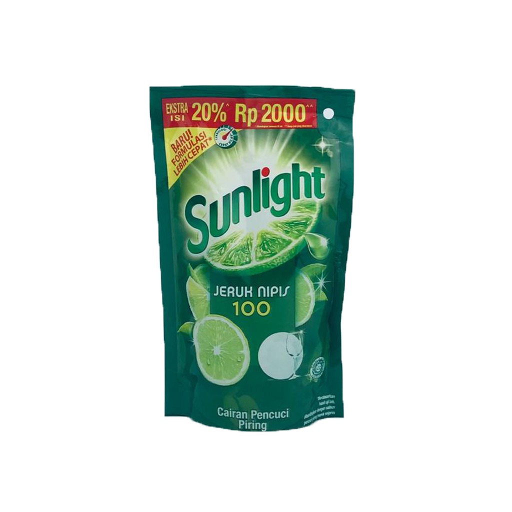 Sunlight Jeruk Nipis 100 / Cairan Pencuci Piring / 90ml