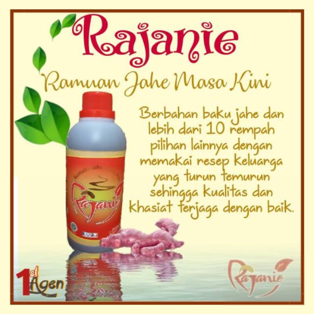 

Rajanie ( Ramuan jahe masa kini)