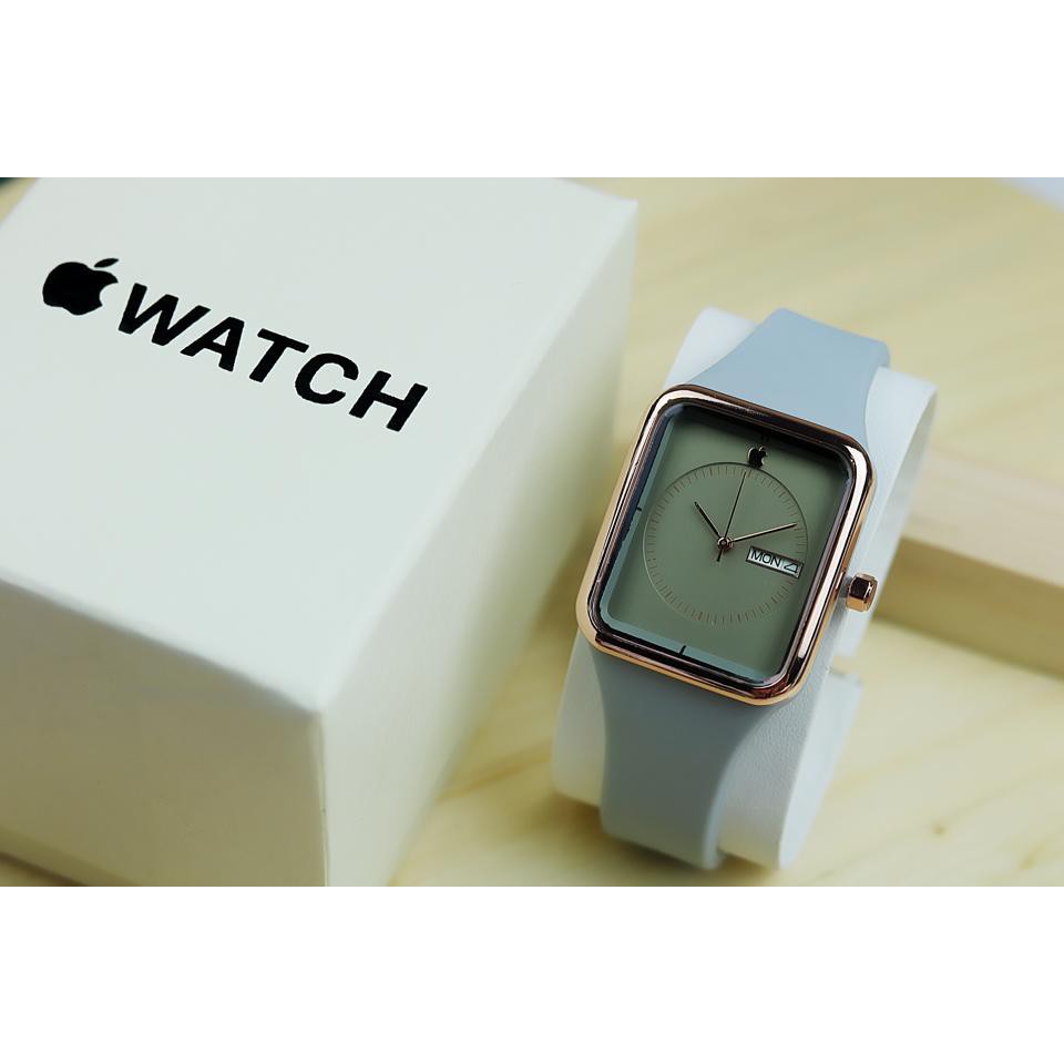 COD - JAM TANGAN FASHION WANITA IPHONE WATCH UI1109 TANGGAL AKTIF TALI RUBBER FREE BOX ORIGINAL