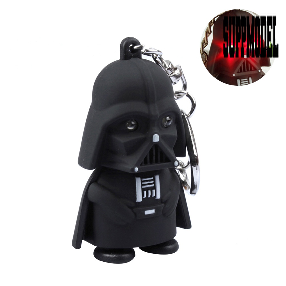 Suppmodel Gantungan Kunci Star Wars Darth Vader Dengan Lampu LED + Suara