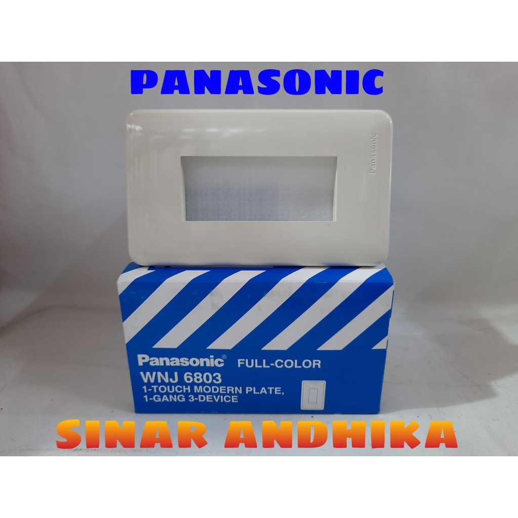 FRAME SAKLAR 1 GANG 3 DEVICE TYPE FC PANASONIC WNJ 6803