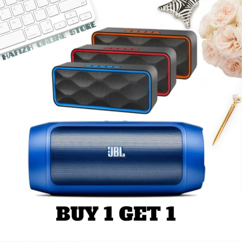 [BISA COD] Speaker Bluetooth Extra Bass JBL CHARGER 2+ Free Soundlink Music MEGA BASS A2DP-211