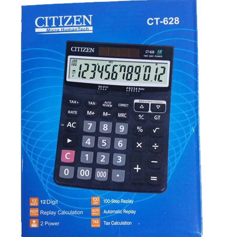 

kalkulator Calculator Dagang Citizen 628 12 Digit / atk grosir murah sekolah