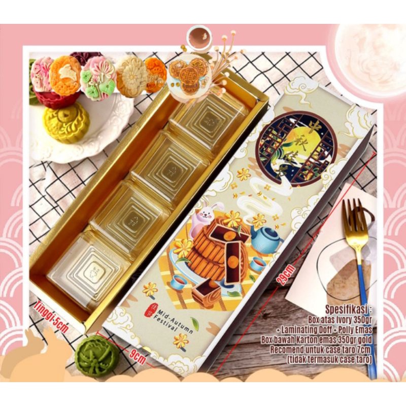 Box dus mooncake/cookies/cake dus kue bulan dus mooncake