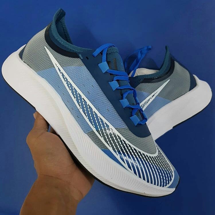Sepatu Sneakers Nike Zoom Fly 3 Blue Premium Original