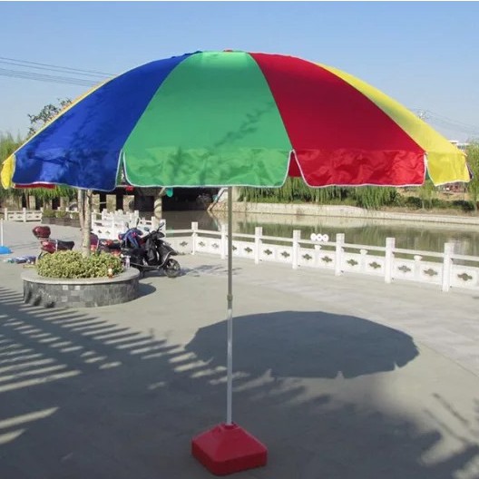 Payung Pantai Tenda Jualan - Tenda Dagang Booth Bazaar Cafe Pameran - Tenda Parasol Jumbo Besar 48&quot;