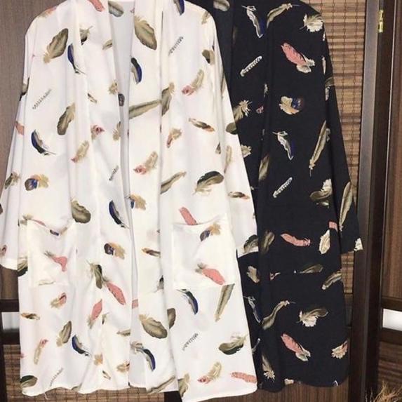 ± CARDIGAN MOTIF BULU MALAUNI LONG CARDIGAN  ,..