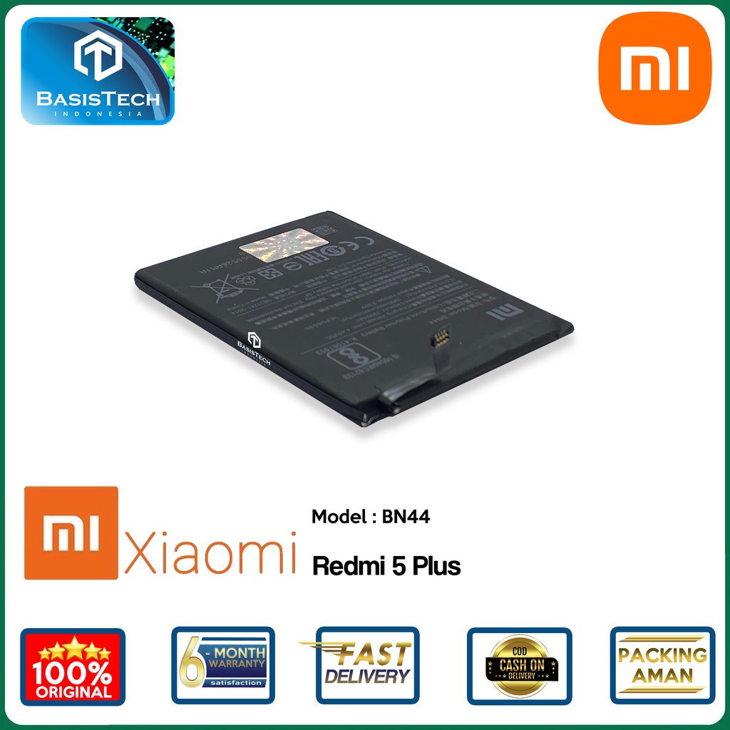 BATERAI XIAOMI REDMI 5 PLUS - BN44 - ORI