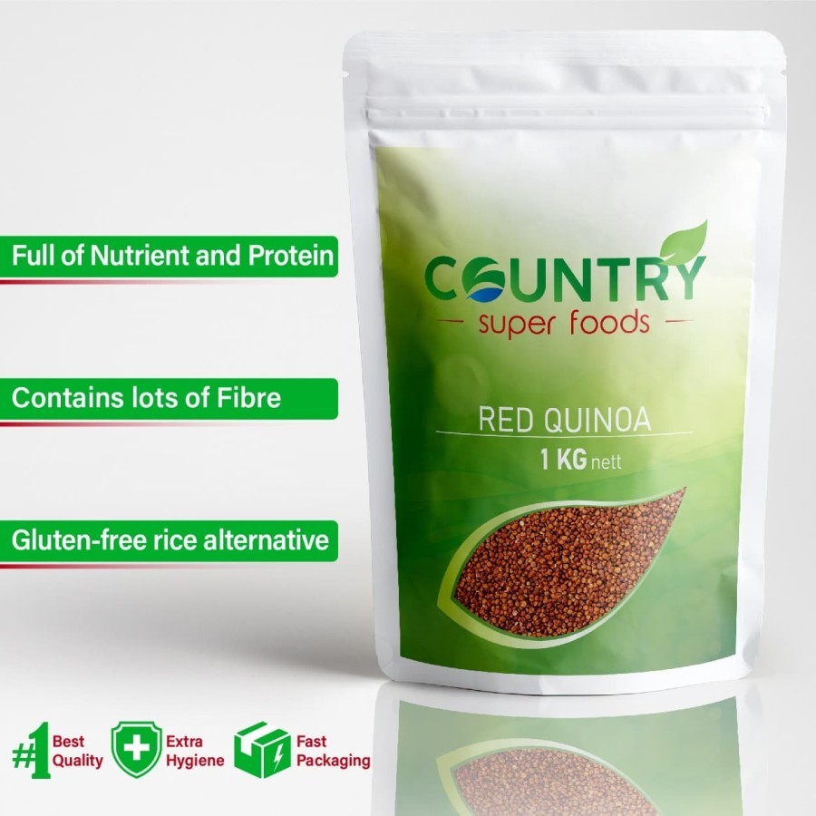 

[ 1 Kg ] - Red Quinoa Seeds | Biji Kinoa Merah